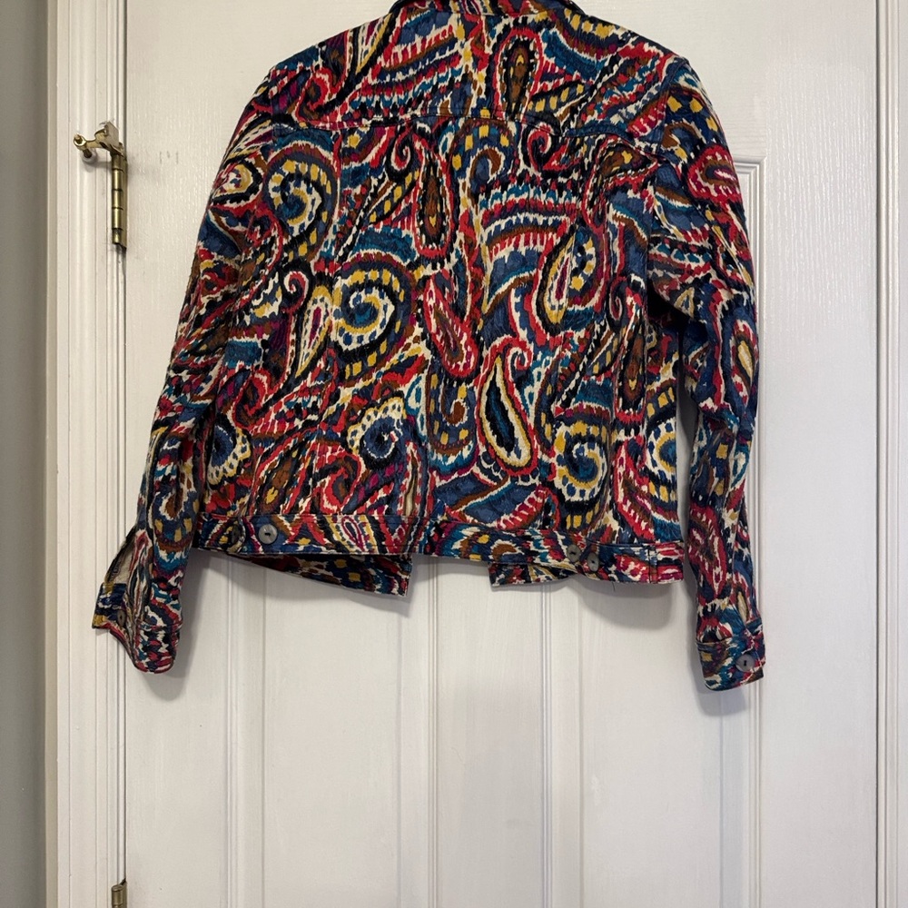 Ruby Rd. Multicolor Paisley Jacket - Picture 4 of 5